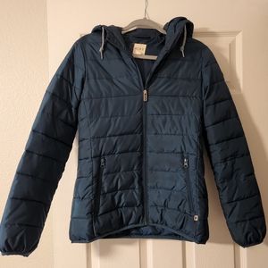Roxy Puffer Jacket ~ Teal, Small